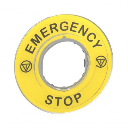 Маркировка 3D "EMERGENCY STOP" SchE ZBY9320 354207