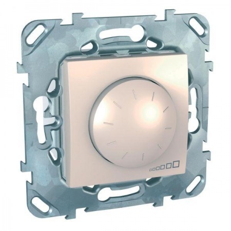Механизм светорегулятора СП Unica 40-400Вт поворотный переключатель беж. SchE MGU5.511.25ZD 117582