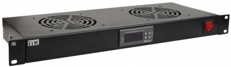 Модуль вентиляторный 19дюйм 1U 4 вентилятора с цифровым термостатом ITK FM05-1U4TS 301841