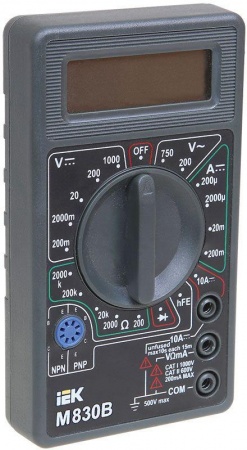 Мультиметр цифровой Universal M830B ИЭК TMD-2B-830 278502