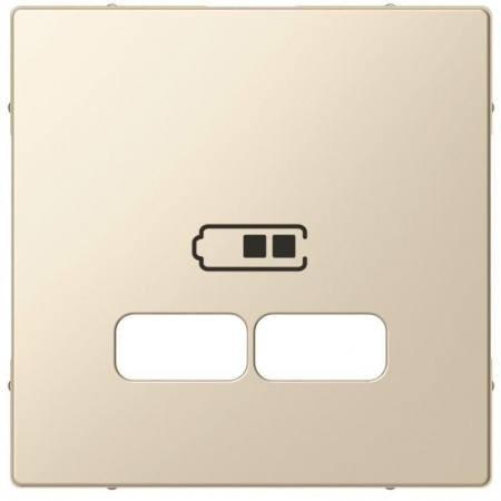 Накладка центральная Merten для механизма USB 2.1А SM беж. SchE MTN4367-0344 471731