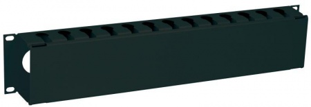 Органайзер кабельный 19 дюйм 2U с крышкой черн. ITK CO05-2MCM 484659