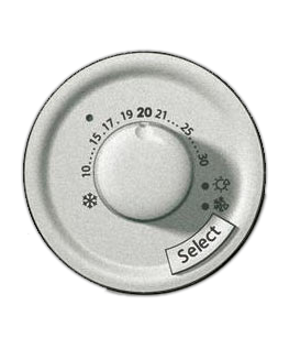 Панель лицевая Celiane для термоста с датчиком для тепл. пола титан Leg 068549 253911