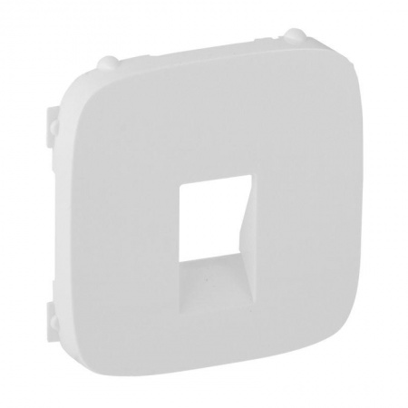 Панель лицевая Valena Allure для 1-м аудиорозетки с пружинными зажимами бел. Leg 755365 1181185