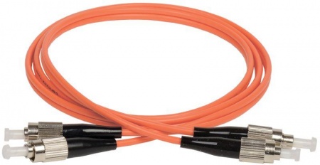 Патч-корд оптический коммутационный соединительный для многомодового кабеля (MM); 50/125 (OM2); FC/UPC-FC/UPC (Duplex) (дл.100м) ITK FPC50-FCU-FCU-C2L-100M 412332