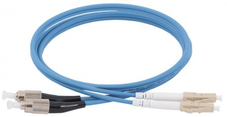 Патч-корд оптический коммутационный соединительный для многомодового кабеля (MM); 50/125 (OM4); FC/UPC-LC/UPC (Duplex) (дл.100м) ITK FPC5004-FCU-LCU-C2L-100M 412553