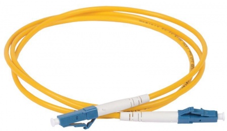 Патч-корд оптический коммутационный соединительный для одномодового кабеля (SM); 9/125 (OS2); LC/UPC-LC/UPC; одинарного исполнения (Simplex); LSZH (дл.2м) ITK FPC09-LCU-LCU-C1L-2M 401851