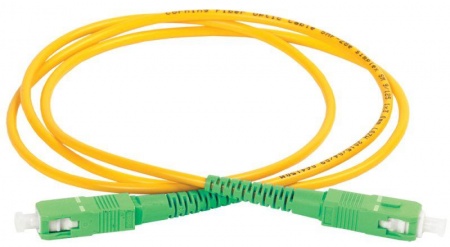 Патч-корд оптический коммутационный соединительный для одномодового кабеля (SM); 9/125 (OS2); SC/APC-SC/APC (Simplex) (дл.100м) ITK FPC09-SCA-SCA-C1L-100M 412320