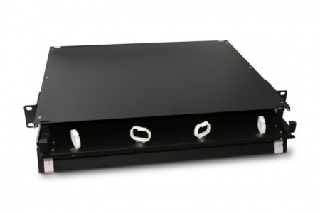 Патч-панель FO-19BX-1U-D1-3хSLT-W120H32-EMP универс. пустой корпус 1U; 1 выдвиж. лоток (drawer 1U) 3 слота 3х1 вмещает 3 FPM панели с адаптер. или 3 CSS оптич. кассеты 120х32мм Hyperline 47739 321332