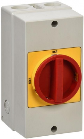 Переключатель кулачковый ПКП10-13/К 10А на 2 полож. откл.-вкл. 400В ИЭК BCS33-010-1 207646