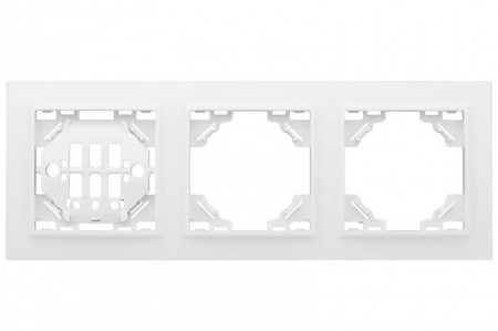 Рамка 3-м Минск горизонтальная бел. Basic EKF ERM-G-303-10 453860
