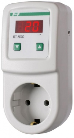 Регулятор температуры RT-800 (от -20 до +130град.С; цифровая индикация; тип корпуса вилка-розетка) F&F EA07.001.017 501718