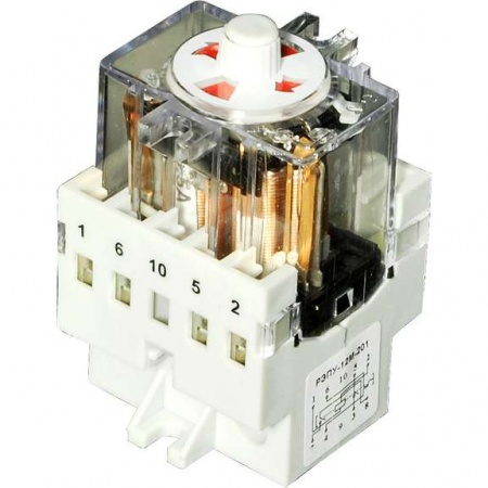 Реле электромагнитное промежуточно-указательного типа РЭПУ-12М-201-3 220В 50Гц ВНИИР A8120-78100249 482367