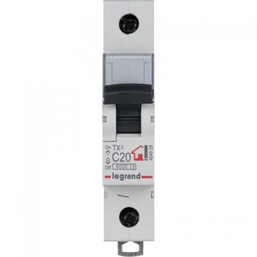 Выключатель автоматический модульный 1п C 20А 6кА TX3 Leg 404029 1009821