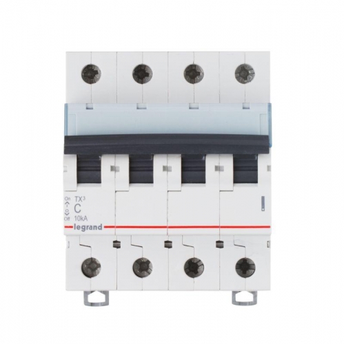 Выключатель автоматический модульный 4п C 63А TX3 Leg 404076 1015850