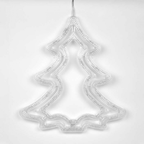 Гирлянда светодиодная "елочка" ULD-H3543-070/STA WHITE IP20 XMAS TREE 70led 35х43см бел. свет UNIEL UL-00001405 447181