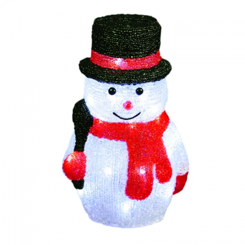 Гирлянда светодиодная "Снеговик-3" ULD-M1827-030/STA WHITE SNOWMAN-3 30 LED 18х15х27см бел. IP20 Uniel 11034 442110