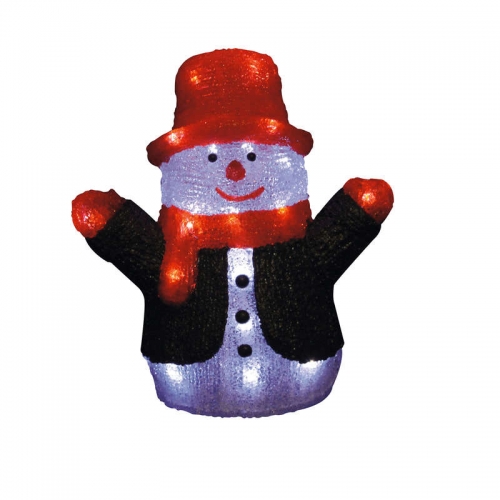 Гирлянда светодиодная "Снеговик" ULD-M2730-024/STA WHITE IP20 SNOWMAN 24 LED 21х17х30см бел. IP20 Uniel 09557 443614