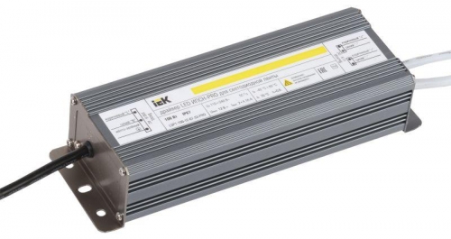 Драйвер LED ИПСН-PRO 5050 100Вт 12В блок-шнуры IP67 ИЭК LSP1-100-12-67-33-PRO 342218