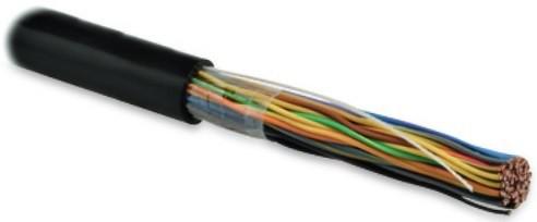 Кабель витая пара UUTP25-C3-S24-OUT-PE-BK U/UTP кат.3 25 пар (24 AWG) ож (solid) внешн. UV PE -40град.C – +50град.C черн. Hyperline 19863 1202693