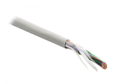 Кабель витая пара UUTP25-C3-S26-IN-PVC-GY U/UTP кат.3 25 пар (26 AWG) ож (solid) PVC –20град.C – +60град.C сер. Hyperline 36545 1201908