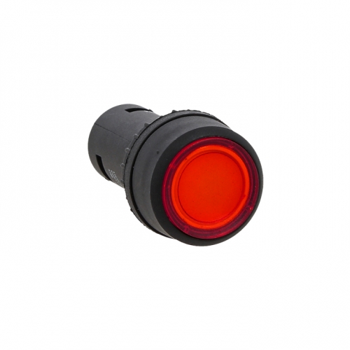 Кнопка SW2C-10D с подсветкой красн. NO EKF sw2c-md-r 207444