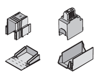 Комплект клеммных крышек OZXB3K (уп.3шт) ABB 1SCA022264R0440 233757