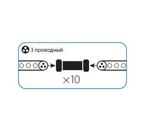 Коннектор "I"-образный для Дюралайта 3W 13мм Космос KOC-DL-3W13-CI 390951