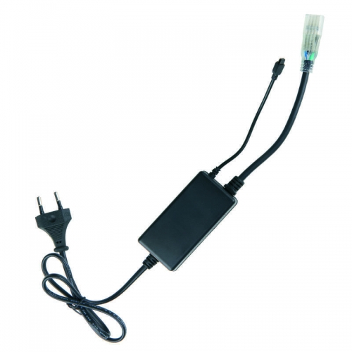 Контроллер ULC-N20-RGB BLACK для управления светодиод. многоцветными RGB лентами ULS-5050 220В с пультом ДУ Uniel 10800 488513