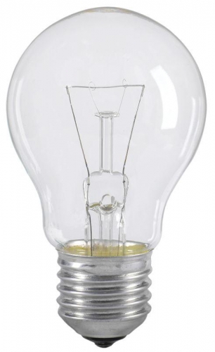 Лампа накаливания A55 40Вт E27 220-230В прозр. ИЭК LN-A55-40-E27-CL 421975