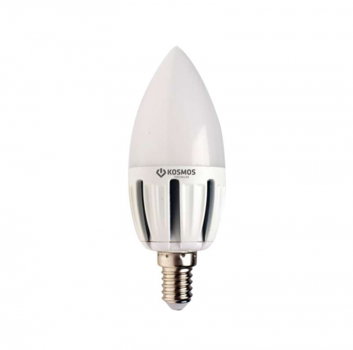 Лампа светодиодная LED KOSMOS premium 5Вт Свеча E14 230В 3000К Космос KLED5wCN230vE1427 260622