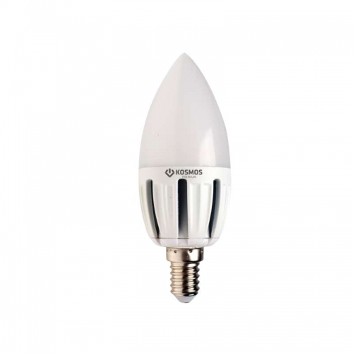Лампа светодиодная LED KOSMOS premium 5Вт Свеча E27 230В 3000К Космос KLED5wCN230vE2727 277369