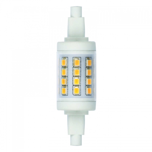 Лампа светодиодная LED-J78-6W/WW/R7s/CL PLZ06WH прозр. теплый бел. свет картон ТМ Uniel UL-00001554 451916