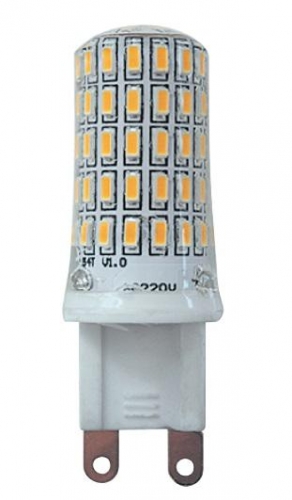 Лампа светодиодная PLED-G9 7Вт капсульная 2700К тепл. бел. G9 400лм 220В JazzWay 4690601039064 331709