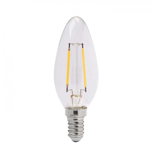 Лампа светодиодная PLED-OMNI-C37 4Вт свеча 2700К тепл. бел. E14 360лм JazzWay 4690601028006 301118