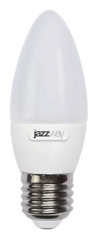 Лампа светодиодная PLED-SP C37 9Вт свеча 3000К тепл. бел. E27 820лм 230В JazzWay 4895205001923 425837