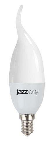 Лампа светодиодная PLED-SP CA37 9Вт свеча 3000К тепл. бел. E14 820лм 230В JazzWay 4897062859518 423595