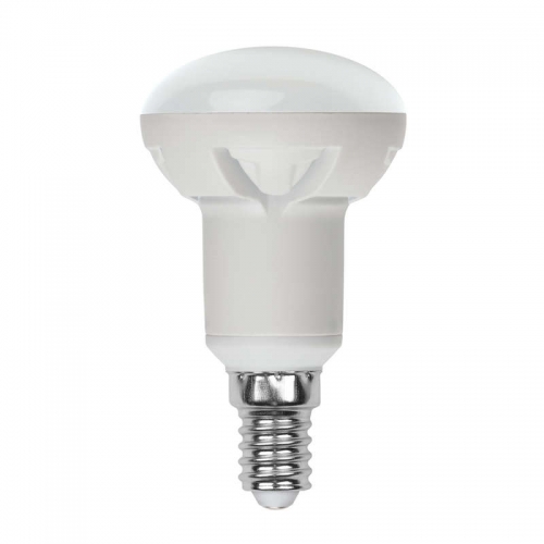 Лампа светодиодная диммируемая LED-R50-6W/NW/E14/FR/DIM PLP01WH форма "рефлектор" мат. Palazzo бел. упак. картон Uniel UL-00000934 485391