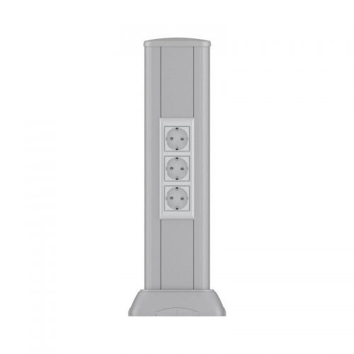 Мини-колонна 0.5м алюм. сер. метал. RAL 9006 ДКС 19554 1129661