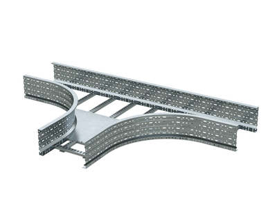 Ответвитель для лестн. лотка Т-образ. 200х700 R-660 гор. цинк ДКС ULT627HDZ 1003175