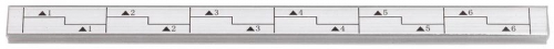 Панель маркировочная на 10 пар плинтов типа Krone сер. ITK MP10P-0135 301960