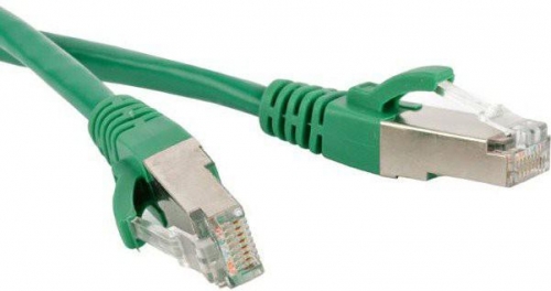 Патч-корд PC-LPM-SFTP-RJ45-RJ45-C5e-10M-LSZH-GN SF/UTP экран. кат.5e LSZH 10м зел. Hyperline 264418 1201198