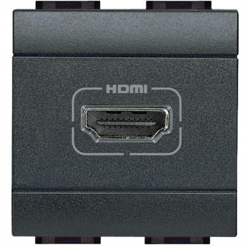 Разъем HDMI LivingLight антрацит Leg BTC L4284 1041344