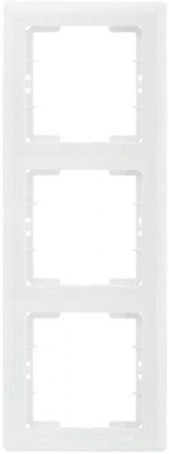 Рамка 3-м BOLERO РB-3-ББ верт. бел. ИЭК EMB31-K01 1233550