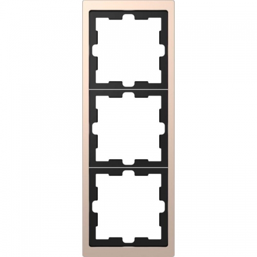Рамка 3-м Merten D-Life SD шампань SchE MTN4030-6551 459217