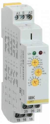 Реле времени ORT многофункциональное 2 конт. 230В AС ИЭК ORT-M2-AC230V 463852