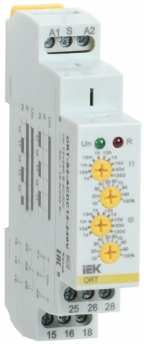 Реле циклическое ORT 2 конт. 12-240В AC/DC ИЭК ORT-S2-ACDC12-240V 463857