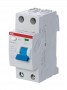 Выключатель дифференциального тока (УЗО) 2п 16А 10мА тип AC F202 ABB 2CSF202001R0160 75620