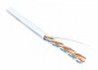 Кабель UTP4-C5E-SOLID-WH-305 витая пара UTP (U/UTP) кат.5e 4 пары (24AWG) ож (solid) PVC (305м) бел. (м) Hyperline 42010 307617