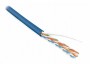 Кабель витая пара UUTP4-C5E-S24-IN-LSZH-BL-100 U/UTP кат.5e 4 пары (24 AWG) ож (solid) LSZH нг(С)-HF син. (уп.100м) Hyperline 273506 1202216